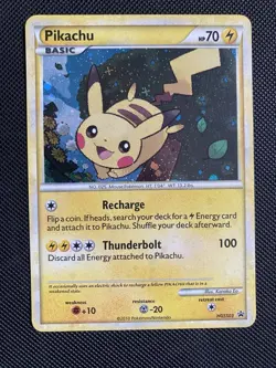 Pikachu - HGSS03 - Pokemon Heart Gold Soul Silver Promo Holo NM - Image 1