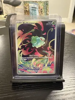 Pokemon Bulbasaur IR Mega Evolution 133/132 In Hand English - NM- Pack Fresh - Image 1