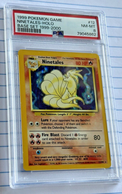 Ninetales - Base Set Unlimited Holo (12/102) Pokemon 1999- PSA 8 NM-Mint - Image 3