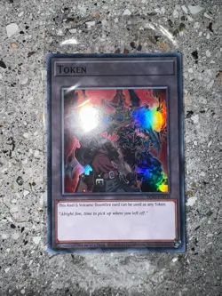 Yugioh Token - Axel & Volcanic Doomfire TKN5-EN033 Foil Factory Sealed - Image 3