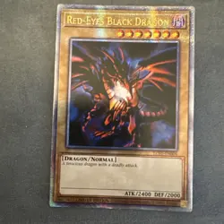 *** RED-EYES BLACK DRAGON *** QUARTER CENTURY SECRET RARE LC01-EN006 YUGIOH! - Image 1