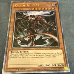 Yugioh! LP Chaos Hunter - RA02-EN007 - Quarter Century Secret Rare - 1st Edition - Image 1
