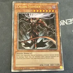 Yugioh! LP Chaos Hunter - RA02-EN007 - Quarter Century Secret Rare - 1st Edition - Image 2