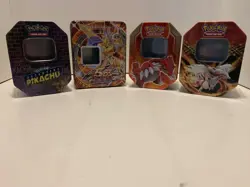 Pokemon YuGiOh Card Game Empty Tins Boxes 4 - Image 1