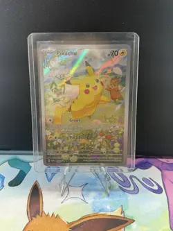 Pokemon Pikachu TCG SVP088 Scarlet & Violet Black Star Promo Card NM Condition - Image 1