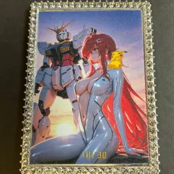 Goddess Story Metal Card #18/30! Waifu Sweetheart Baby - Rei Serial Number Rare - Image 1
