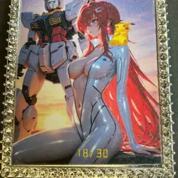 Goddess Story Metal Card #18/30! Waifu Sweetheart Baby - Rei Serial Number Rare - Image 3