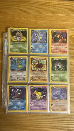 Complete Pokemon Unlimited Team Rocket Non Holo Rare/UC/C 65 Card Set 18-82 NM/M - Image 1