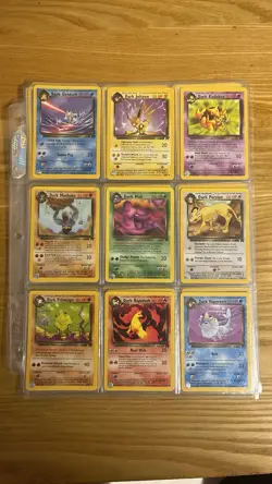 Complete Pokemon Unlimited Team Rocket Non Holo Rare/UC/C 65 Card Set 18-82 NM/M - Image 5