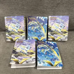 Pokemon TCG Mini Portfolio Binder Silver Tempest NO CARDS Holds 60- lot of 5. - Image 2