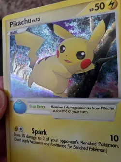 Pikachu 9/17 Gible 7/17 Holo Bleed Swirl Pokemon TCG POP Series 6 Card LP - Image 5