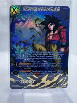 SS4 Son Goku, Protector of the Earth BT11-034 SPR Dragon Ball Super Card Game - Image 1