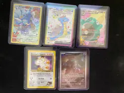 Pokemon card lot. Mewtwo 151 UPC promo DAMAGED - Image 1
