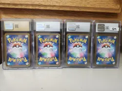 Pokemon 4 Cards CGC Graded Japanese Lot - Image 2