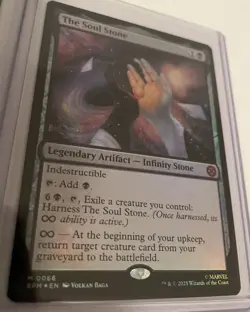 Magic The Gathering The Soul Stone Card 0066 MTG Spider-Man Pack Fresh Foil +1 - Image 2