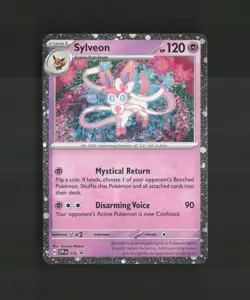 Sylveon SVP172 Black Star Promo Cosmos Holo Rare Pokemon Card NM - Image 1