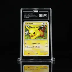 POKEMON - TAG 10 - PIKACHU 032/070 - SOULSILVER COLLECTION JAPANESE GRADED CARD - Image 1