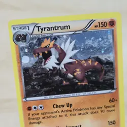 MP Tyrantrum 62/111 Cosmo Holo Foil Promo Pokemon Card XY Furious Fists Pokemon - Image 1