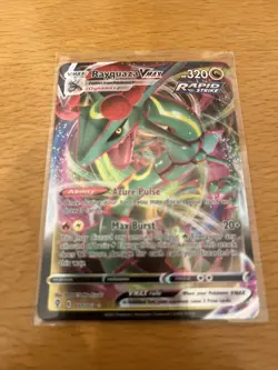 Rayquaza VMax 111/203 Ultra Rare-Evolving Skies Pokemon Card MINT-NM - Image 1