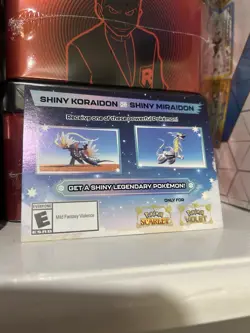 Shiny Koraidon & Miraidon Pokemon Scarlet Violet Code Card - Gamestop Promo - Image 2