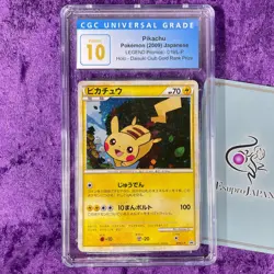CGC 10 2009 Pikachu Holo Gold Rank Gift Card Daisuki 019/L-P Pokemon Japanese - Image 1