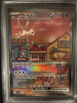 Mew Ex 053 Pokemon Ultra Premium Collection Promo Card SHOULDNT BE A PSA 8 - Image 3