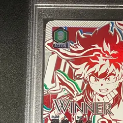 PSA 10 Union Arena My Hero Academia Izuku Midoriya Rare Winner Prize Promo Card - Image 3