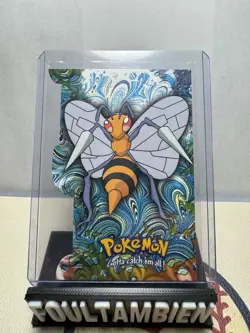 Topps Pokemon Die Cut Beedrill Card - Image 1