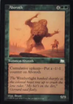 Aboroth - Weatherlight: #117, Magic: The Gathering Nm R201 - Image 1