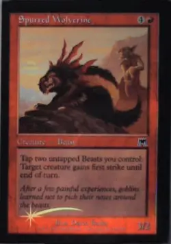 Spurred Wolverine - Onslaught: #237, Magic: The Gathering - Foil Nm R247 - Image 1