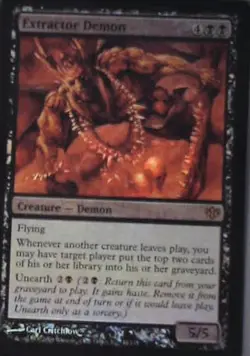 Extractor Demon - Conflux: #44, Magic: The Gathering - Foil Nm R247 - Image 1