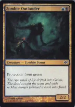 Zombie Outlander - Conflux: #133, Magic: The Gathering Nm R177 - Image 1