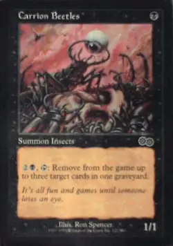 Carrion Beetles - Urza's Saga: #122, Magic: The Gathering Nm R191 - Image 1