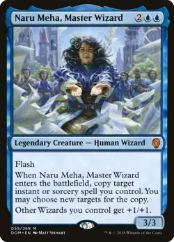 MTG | Naru Meha, Master Wizard [Dominaria] Near Mint - Image 1