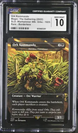 MERCILESS EXECUTIONER Secret Lair Warhammer 40k CGC 10 Gem Mint MTG [Nostalgium] - Image 1