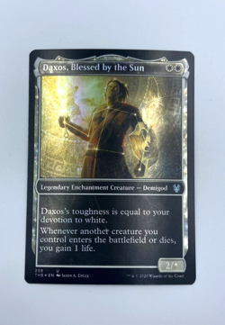 MTG - Theros Beyond Death -Daxos, Blessed by the Sun - THB 258 - Showcase - Foil - Image 1