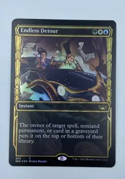MTG - Endless Detour - Streets of New Capenna - SNC 305 - Foil - Showcase - Rare - Image 1