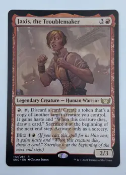 MTG - Jaxis, the Troublemaker - Streets of New Capenna - SNC 112/281 - Rare - Image 1