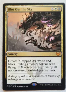 MTG Magic [x1] Blot Out the Sky [x1] Strixhaven, School of Mages M/NM - Image 1