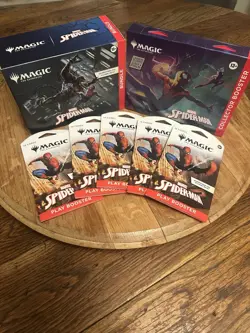 Magic MTG Marvel’s Spider-Man Booster Box Bundle Collector Booster Play Booster - Image 1
