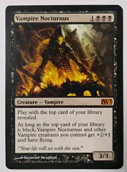 Vampire Nocturnus MTG, Magic 2013 (M13), LP - Image 1