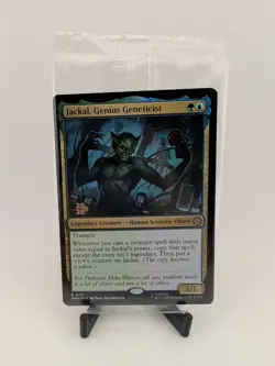 Prerelease FOIL JACKAL, GENIUS GENETICIST mtg SEALED Spider-Man Rare PROMO - Image 1