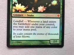 Mtg Carte Magic Zendikar Lotus Cobra FOIL NM/LP - Image 3