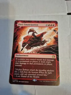 Fiery Emancipation Wilds of Eldraine: Enchanting Tales Regular - Image 1