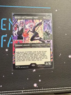 Black Cat, Cunning Thief Marvel's Spider-Man Borderless Rare - Image 1
