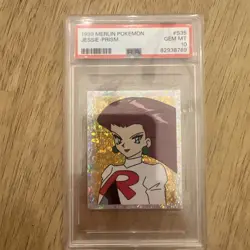 PSA GRADED TCG POKEMON CARD Jessie Prism S35 TEAM ROCKET - Image 1
