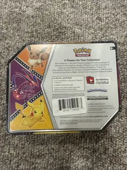 Pokemon V Powers Tin Pikachu V Factory Sealed - Image 2