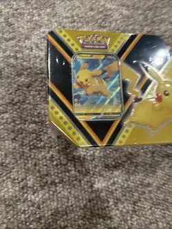Pokemon V Powers Tin Pikachu V Factory Sealed - Image 3