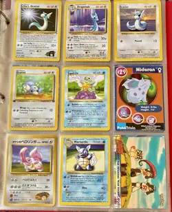 Vintage Pokemon Card Collection - No Binder Lot 5 Pages - Holo - Modern LP/NM - Image 1