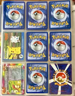 Vintage Pokemon Card Collection - No Binder Lot 5 Pages - Holo - Modern LP/NM - Image 2